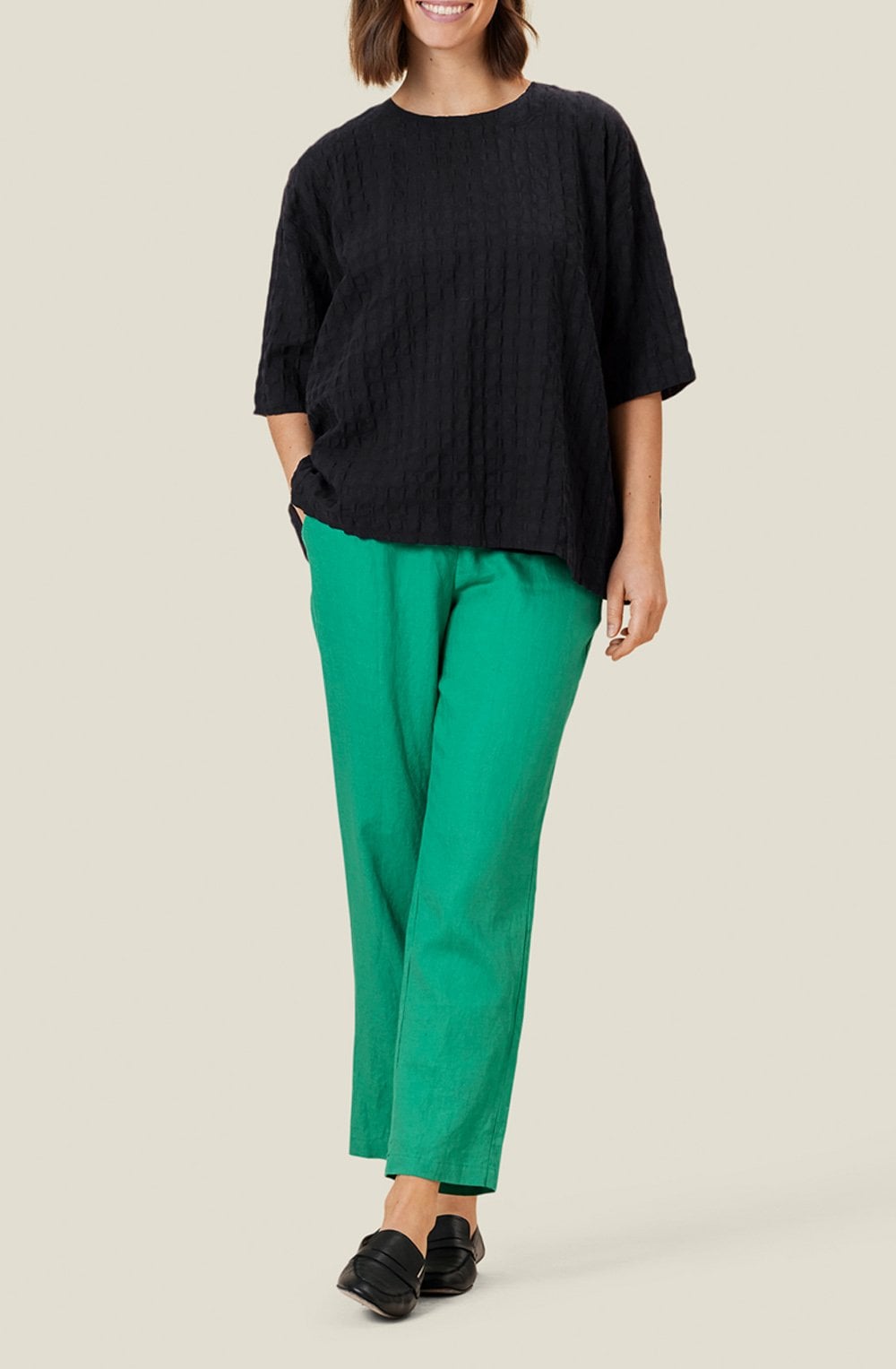 Degana Oversize Black Top