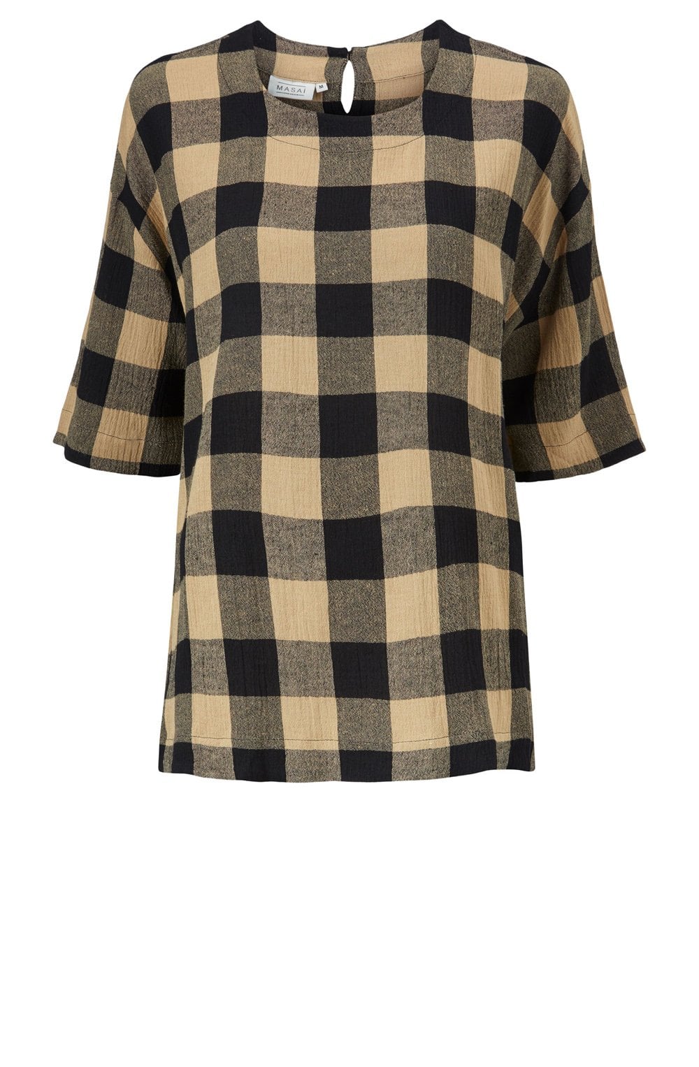 Degana Oversize Checked Top