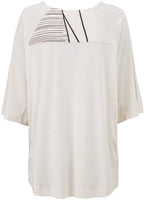 Dejana Stripe Design Top