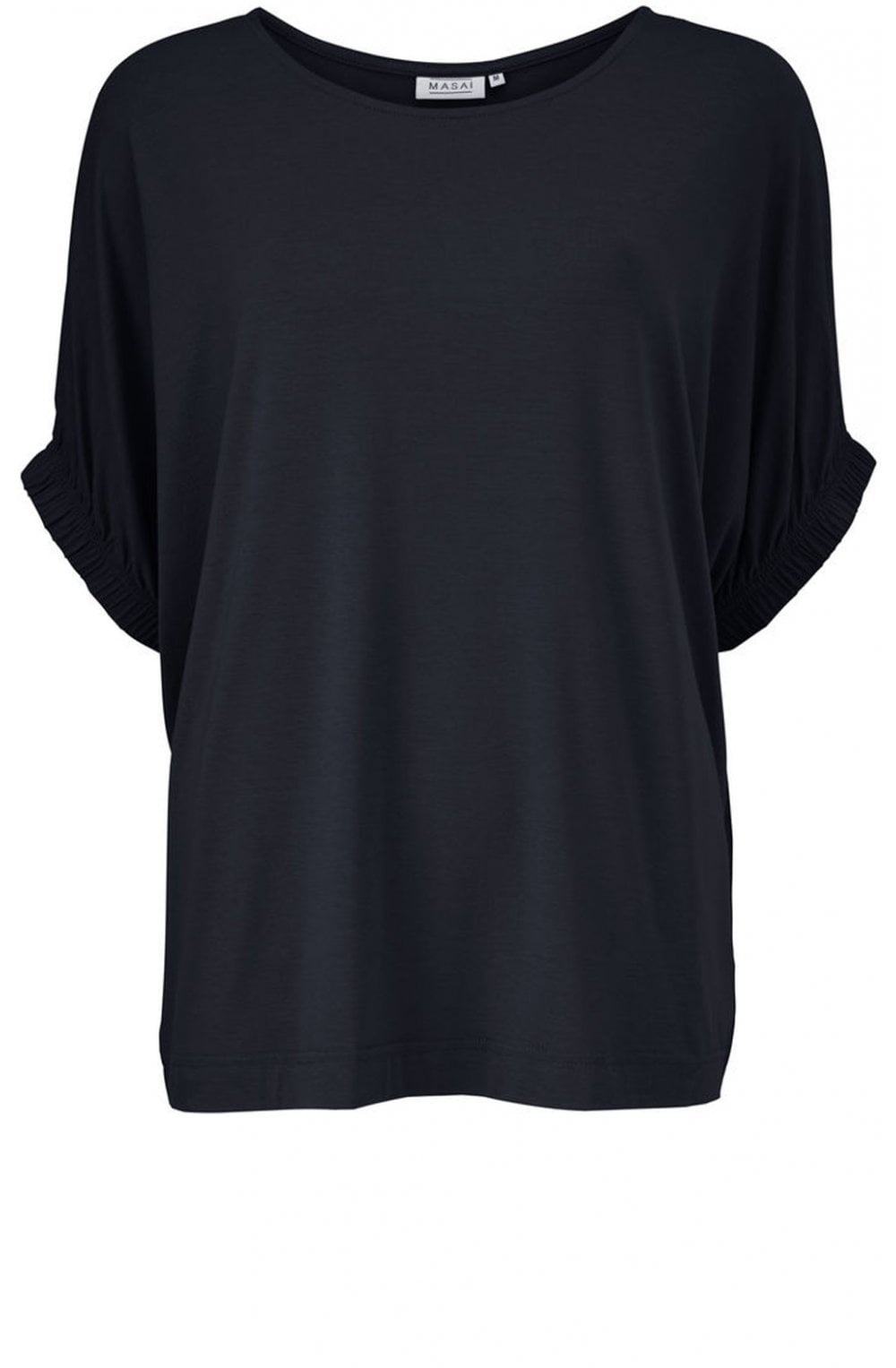 Delia Navy Jersey Top