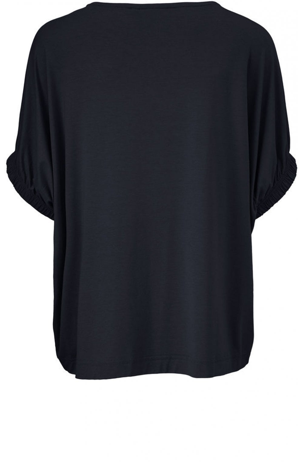 Delia Navy Jersey Top