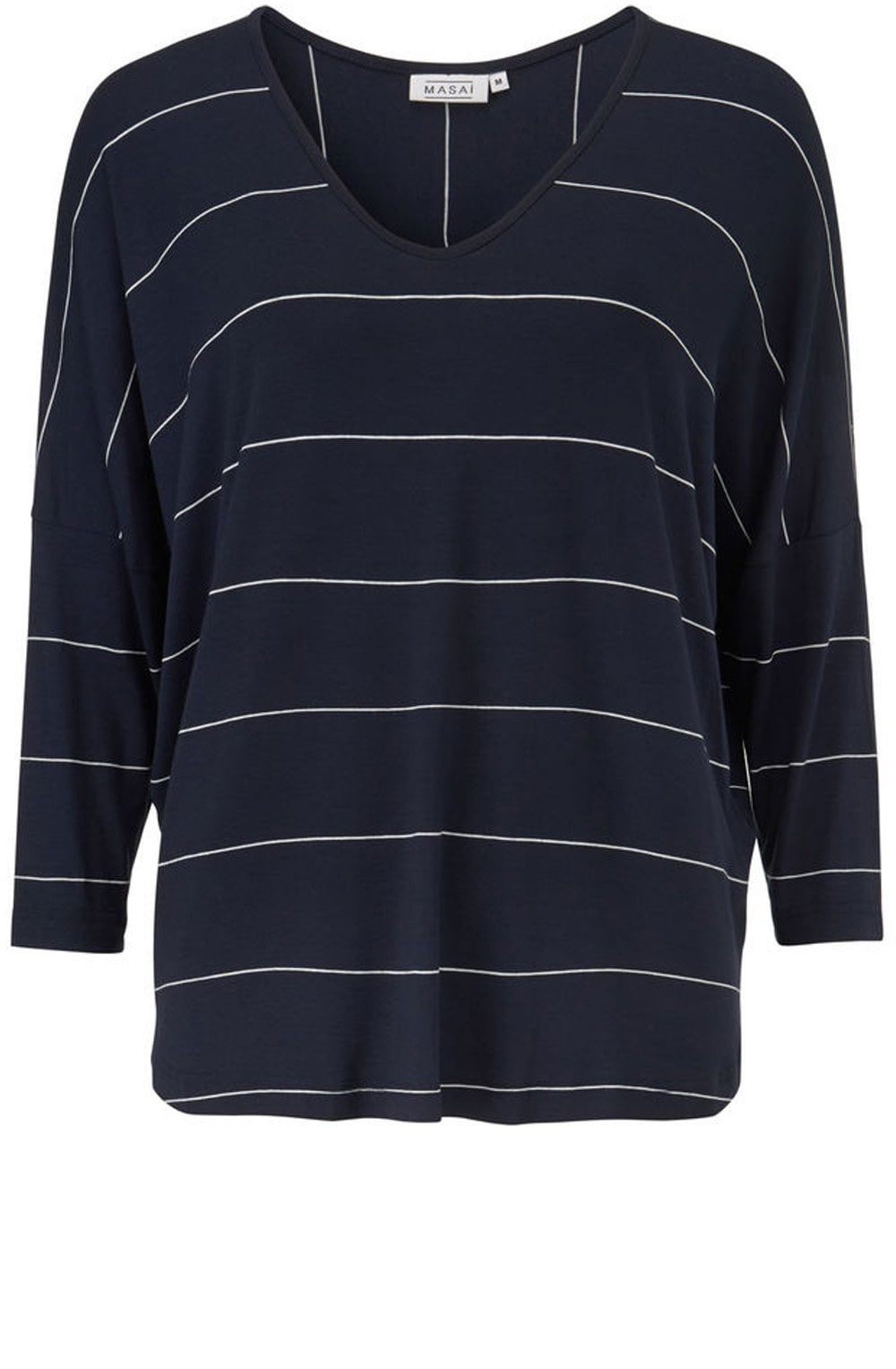 Delice Navy Original Stripe Top