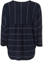 Delice Navy Original Stripe Top