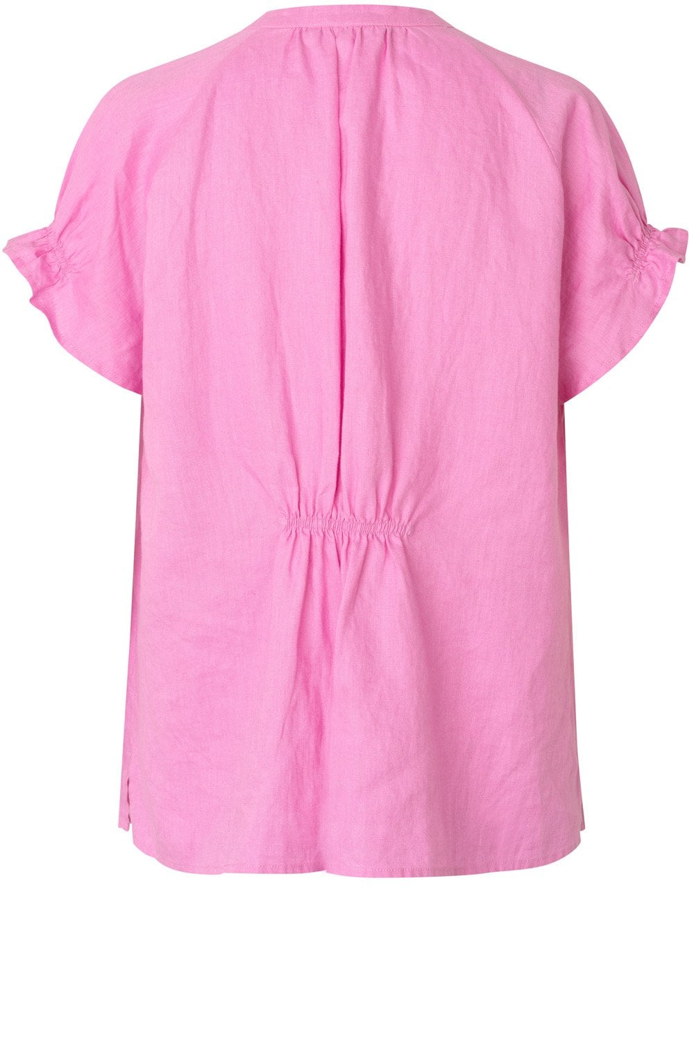 Delithra Pink Frill Sleeved Top