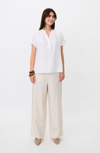 Delithra White Frill Sleeved Top