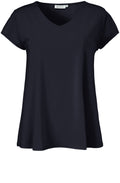 Digna Navy Jersey Top