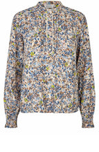 Dionelle Placid Blue Floral Blouse