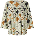 Dobrila Sage Patterned Top
