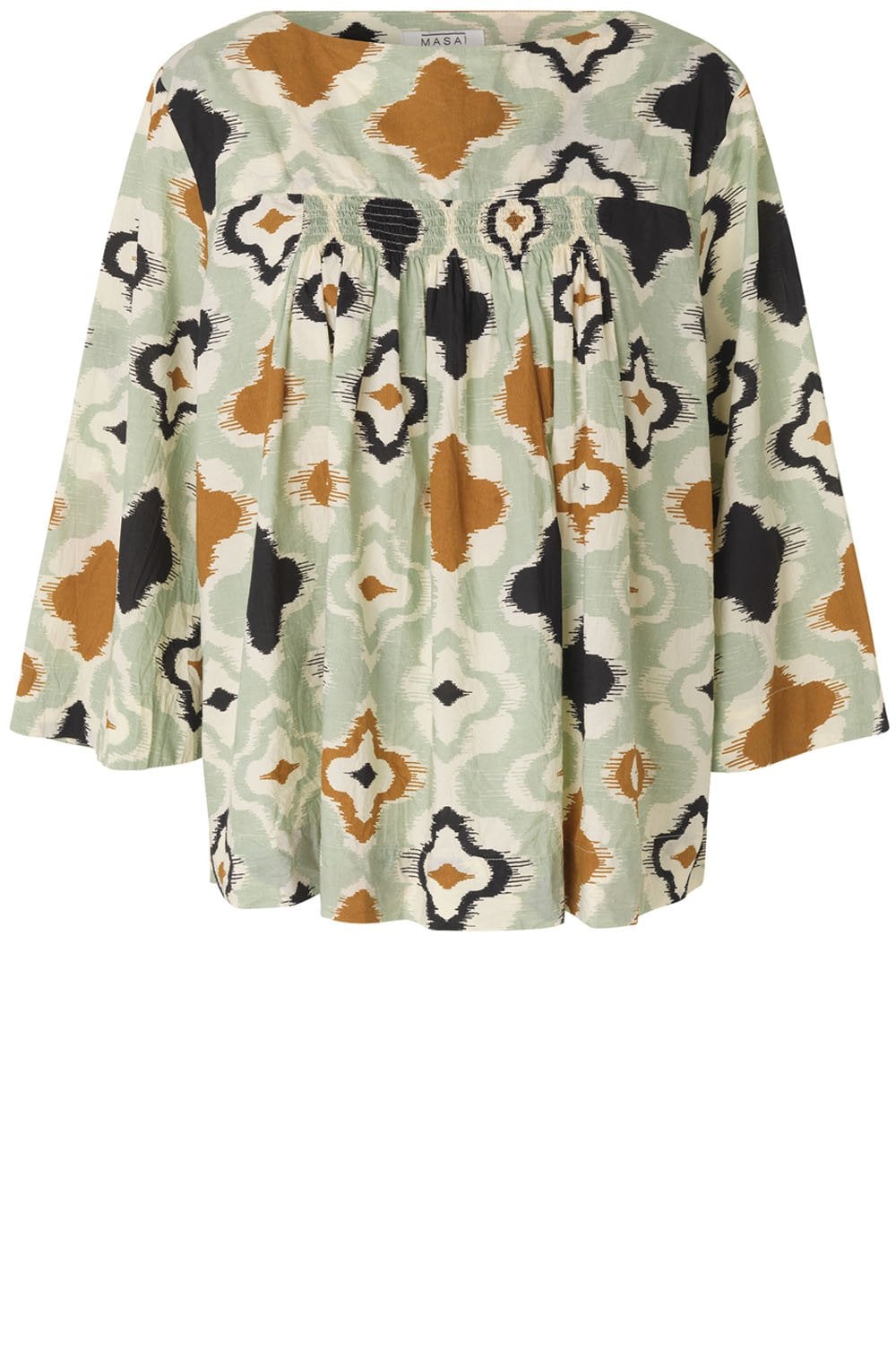 Dobrila Sage Patterned Top