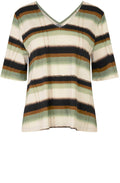Dobrit Stripe Effect Top