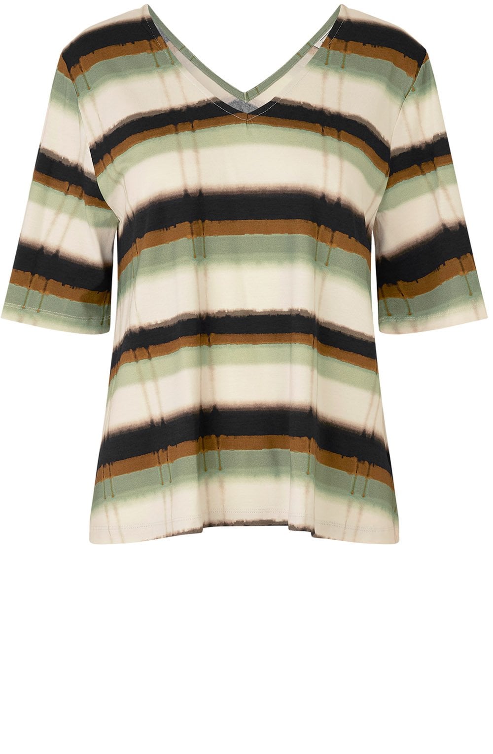 Dobrit Stripe Effect Top