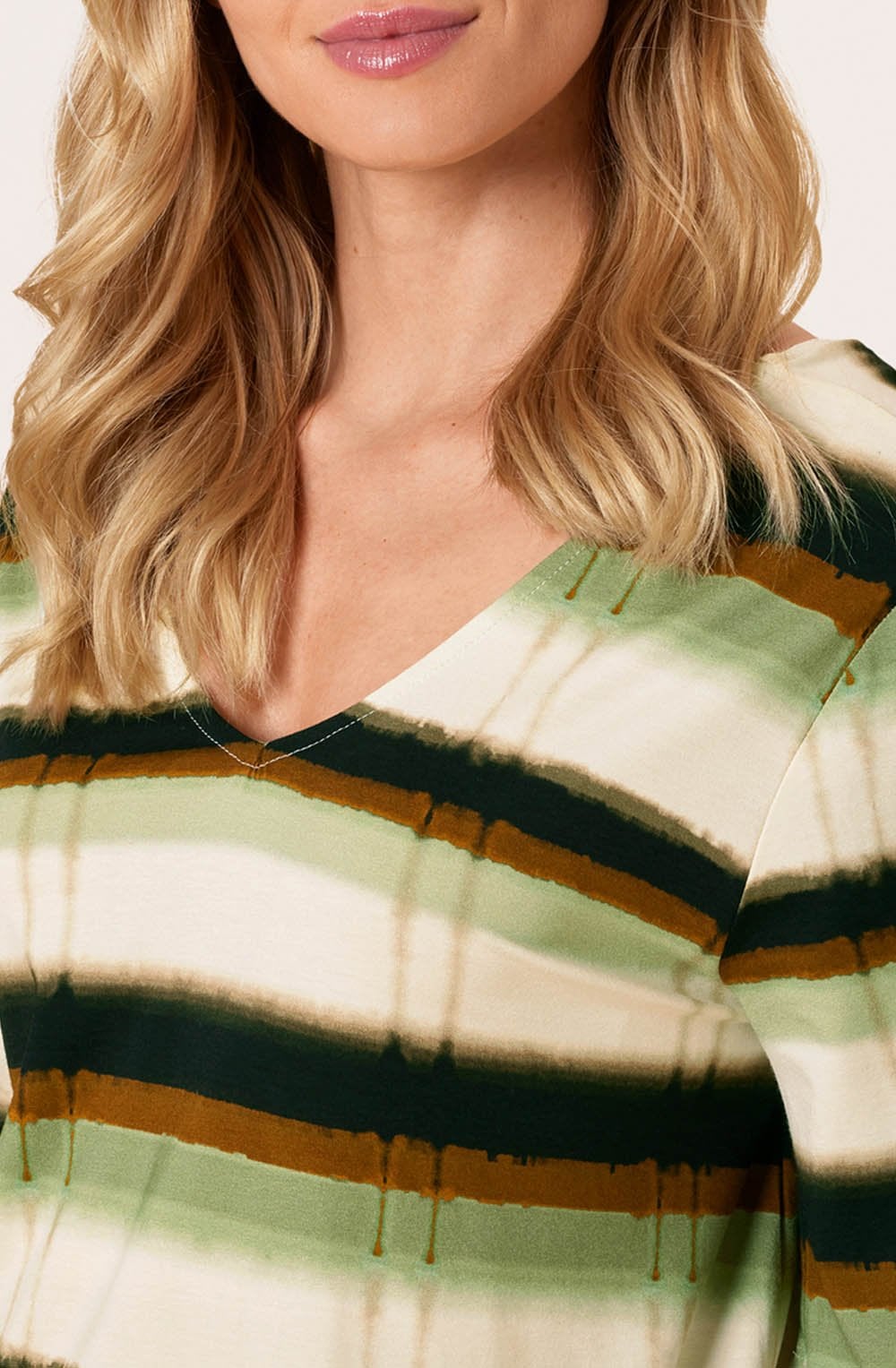 Dobrit Stripe Effect Top