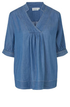 Domicia Blue Denim Blouse