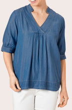 Domicia Blue Denim Blouse