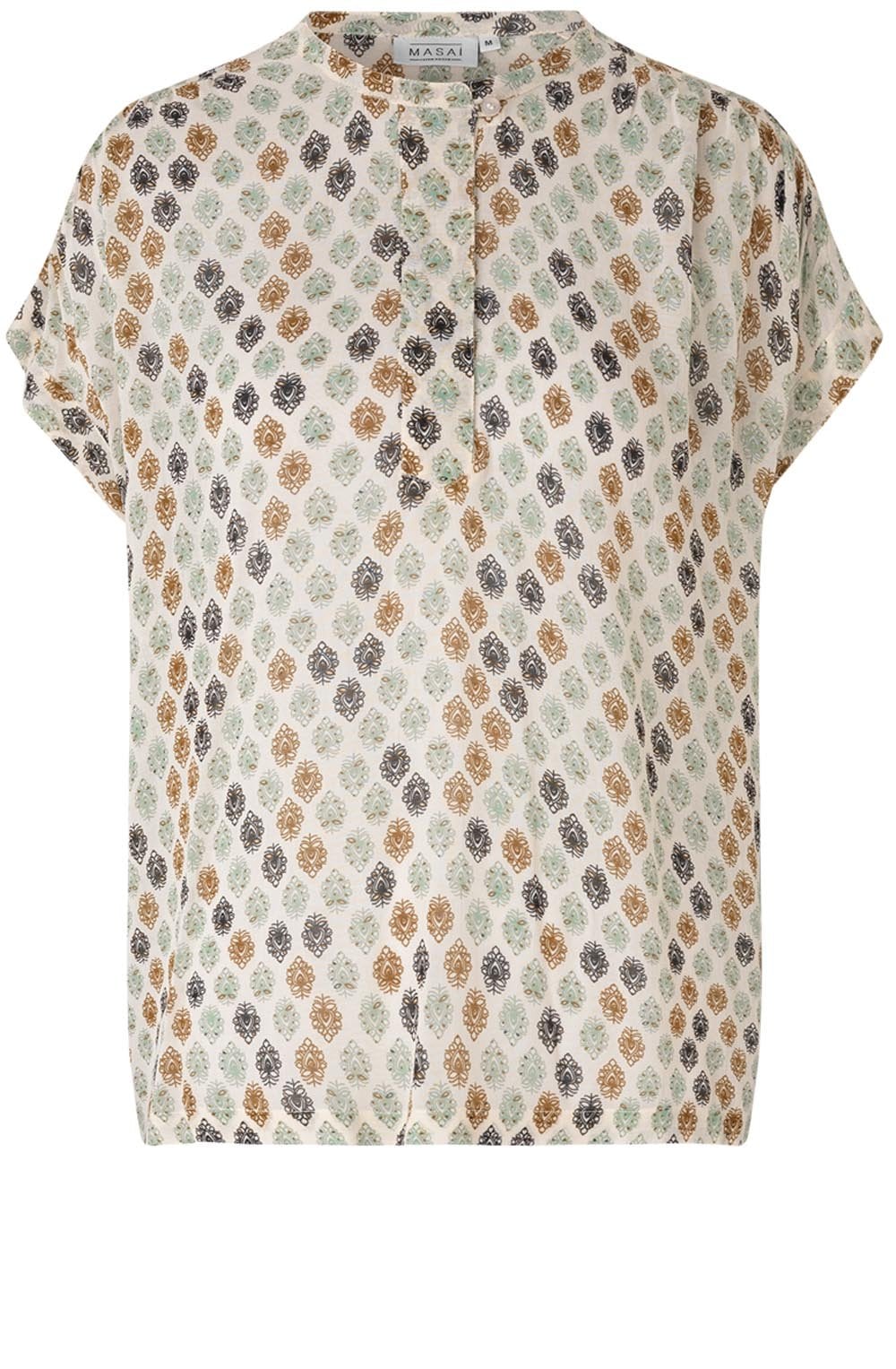 Domiti Patterned Sleeveless Top