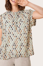 Domiti Patterned Sleeveless Top