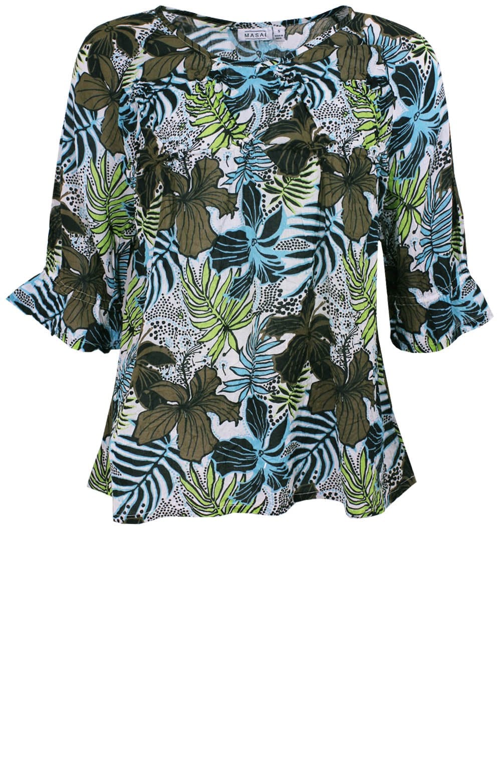 Dotti Tropical Print Top