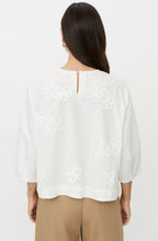 Drenithra Jet Stream Embroidered Box Blouse