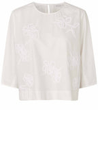 Drenithra Jet Stream Embroidered Box Blouse
