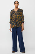 Durion Breen Silk Touch V Neck Blouse