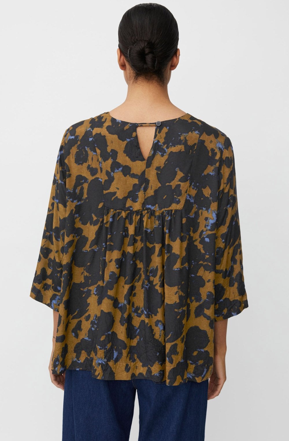 Durion Breen Silk Touch V Neck Blouse
