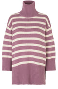 Dusky Orchid and Cream Striped Fabi Jumper