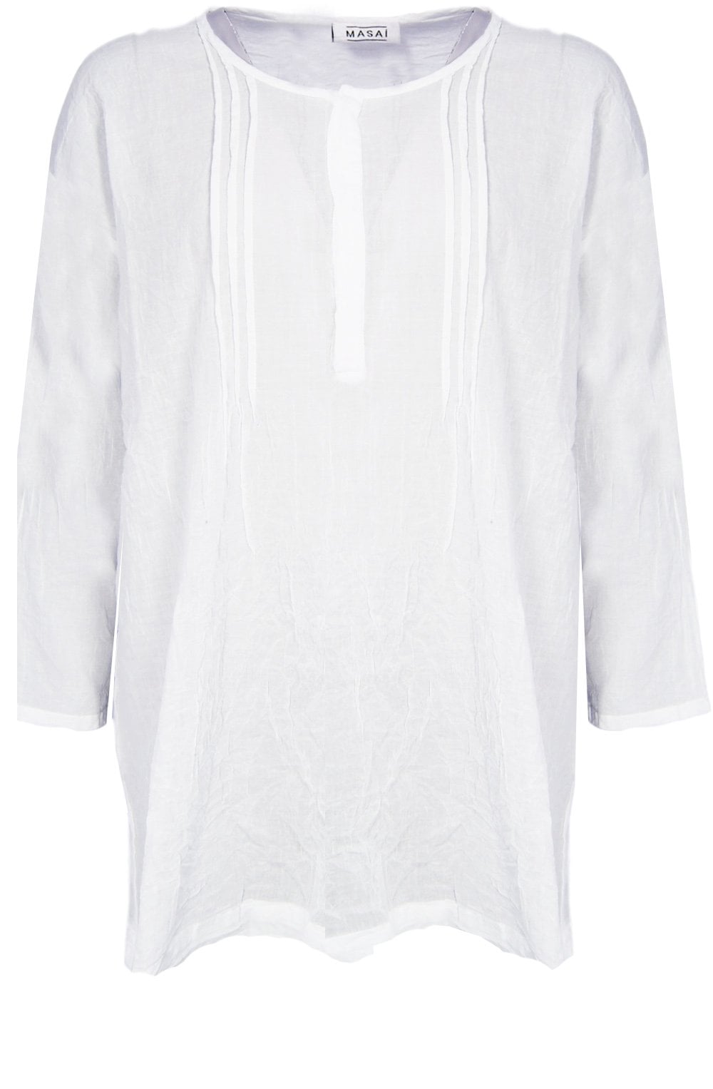 Dyani white over sized Top