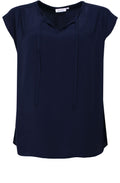 Ea Silky Navy Top