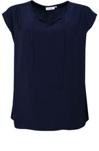 Ea Silky Navy Top