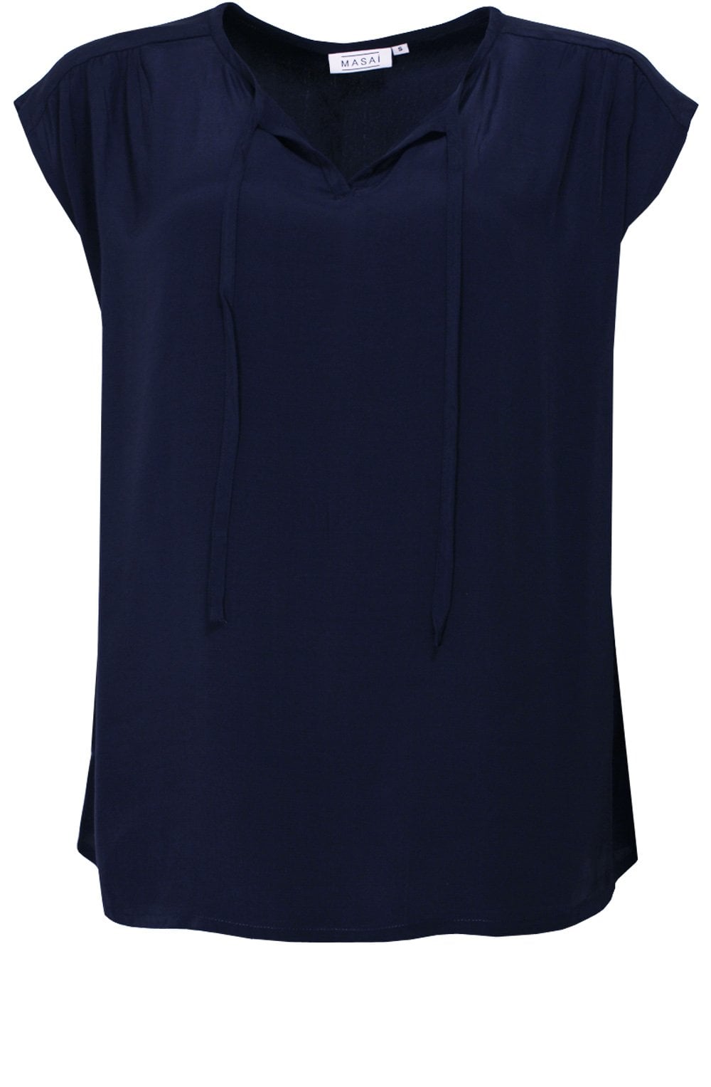 Ea Silky Navy Top