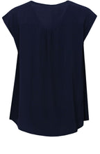 Ea Silky Navy Top