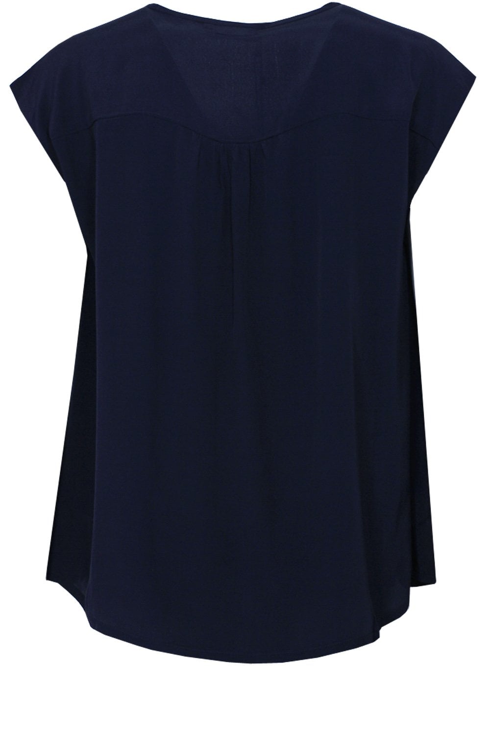 Ea Silky Navy Top