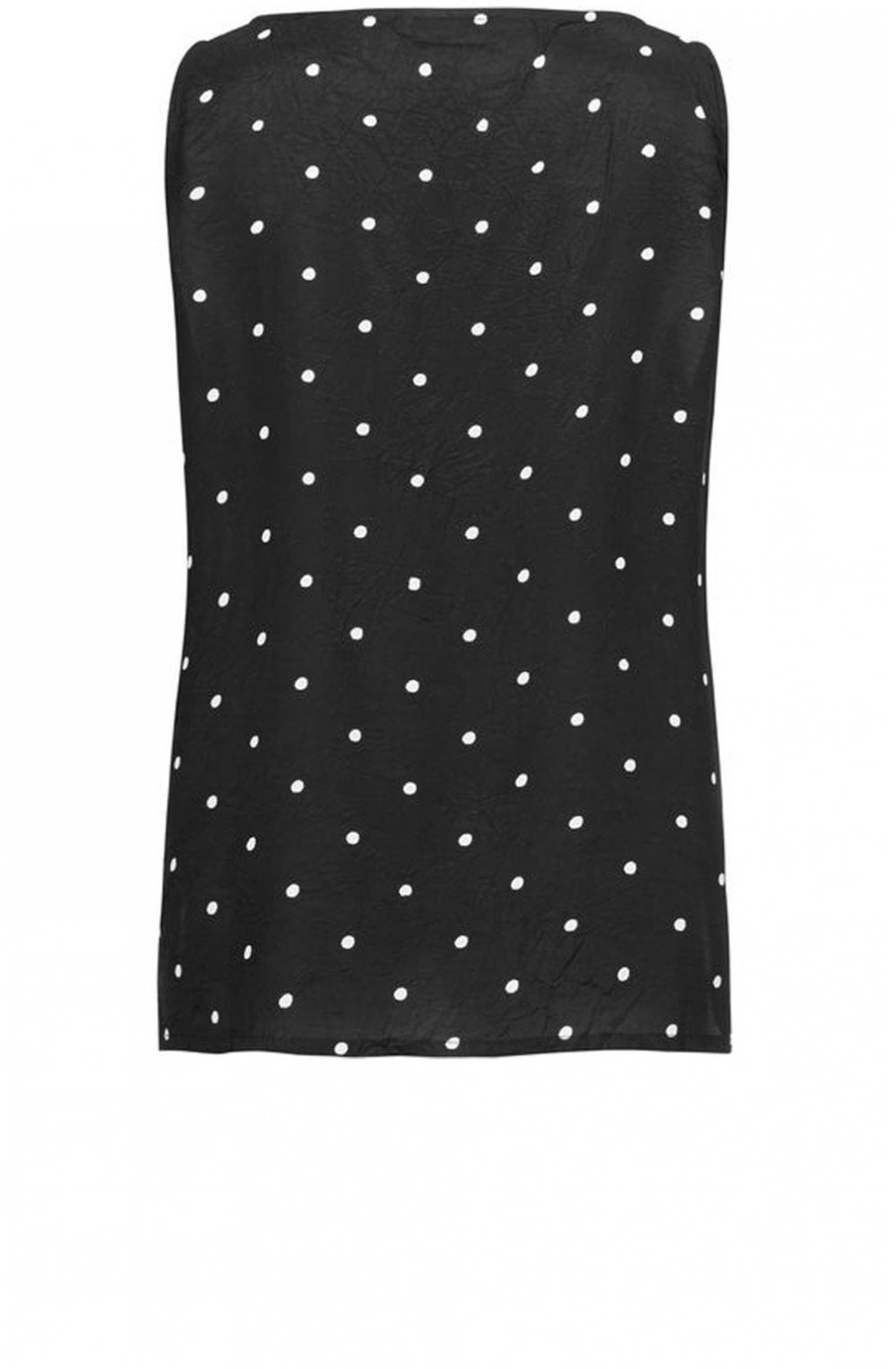 Eda Black Spot Print Top