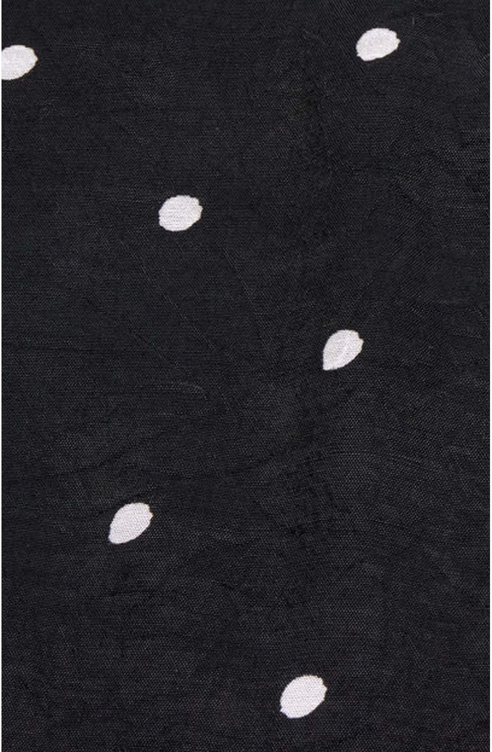 Eda Black Spot Print Top
