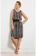 Eda Black & White Striped Top