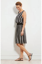 Eda Black & White Striped Top