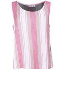 Eda Striped Sleeveless Top