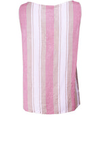 Eda Striped Sleeveless Top