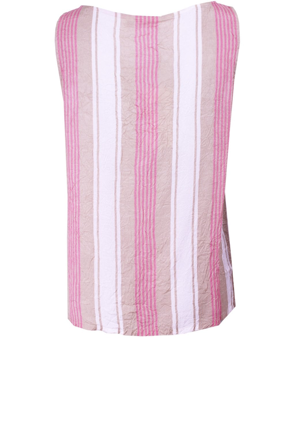 Eda Striped Sleeveless Top
