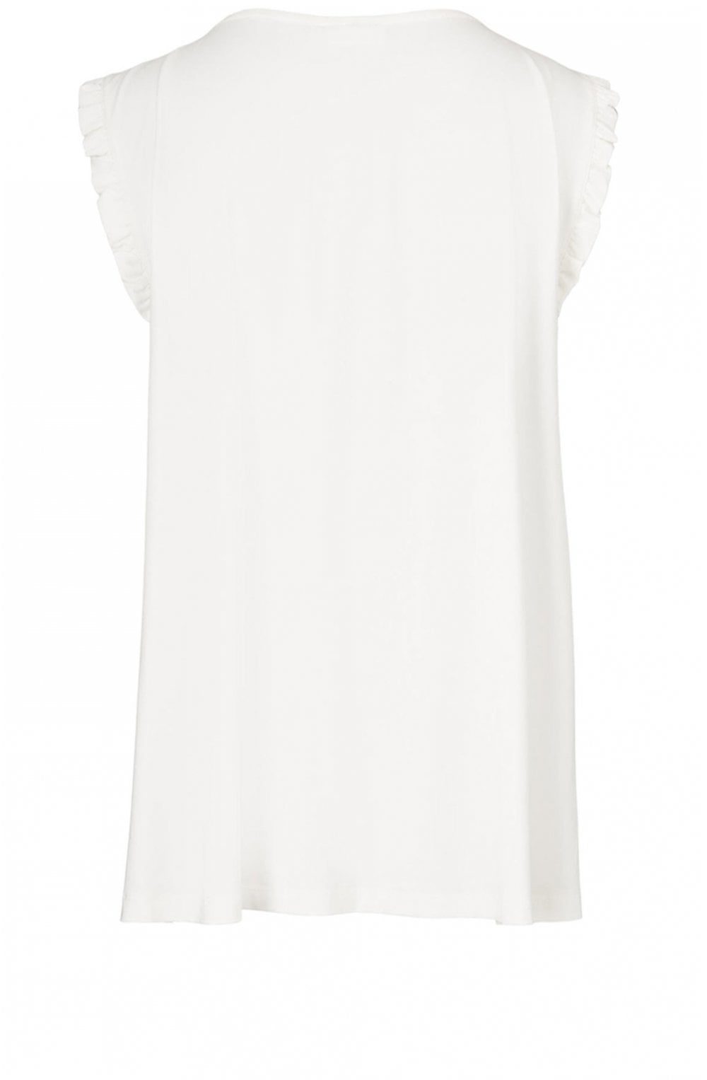 Edwina White Jersey Top