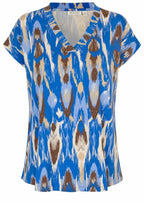 Efa Nebulas Blue Graphic Print T Shirt