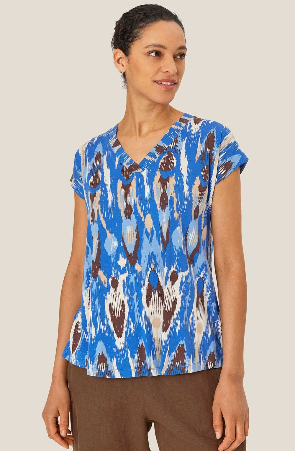Efa Nebulas Blue Graphic Print T Shirt