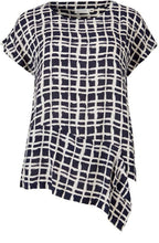 Egle Check Print Top