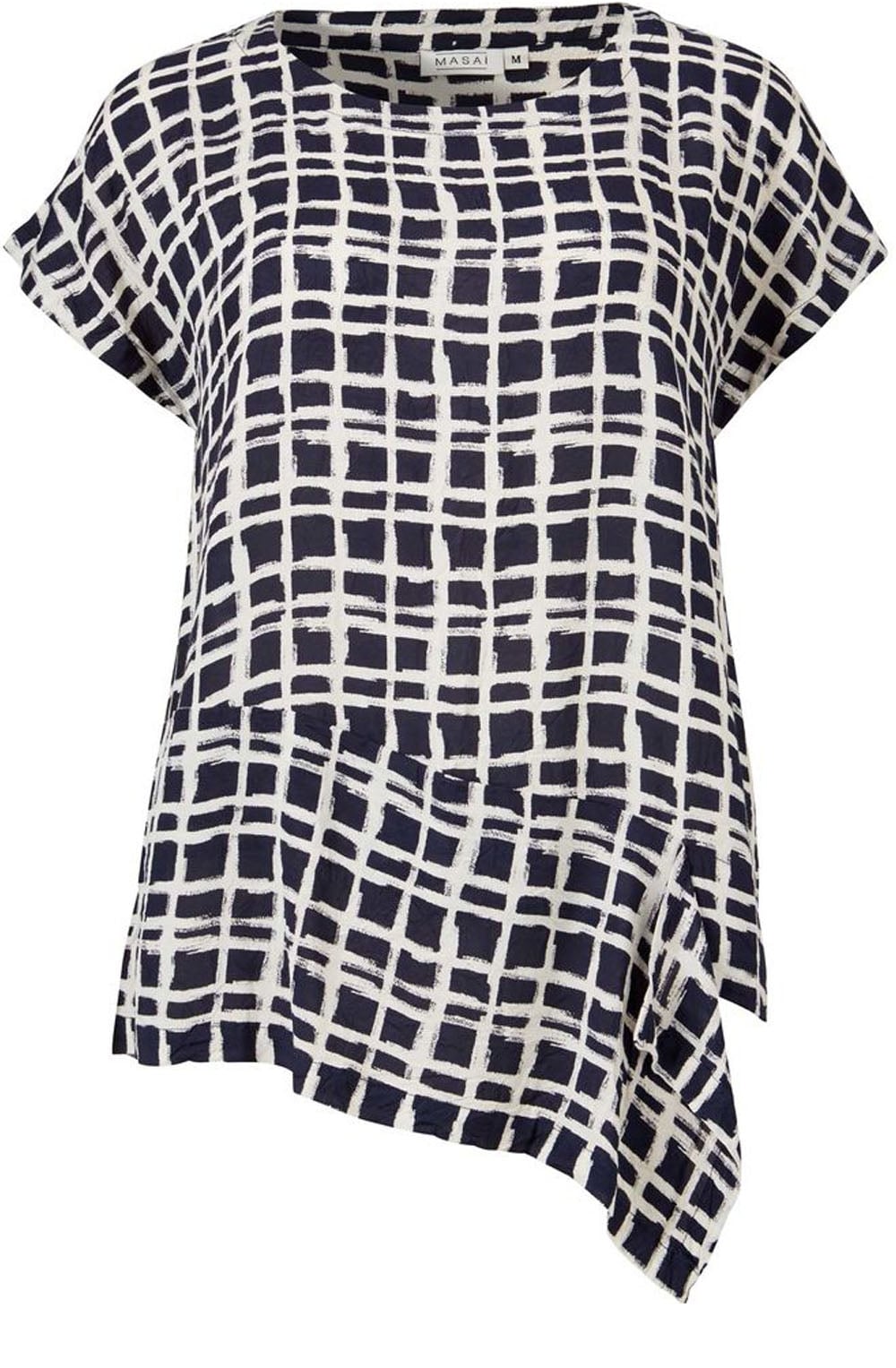Egle Check Print Top