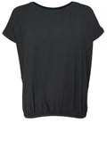 Eione Black Jersey Top