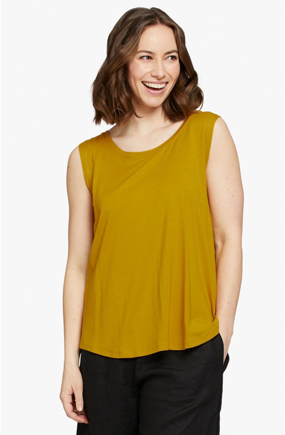 Elisa Chai Tea Jersey Top