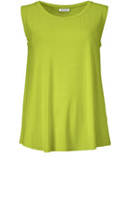 Elisa Lime Sleeveless Jersey Top