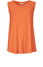 Elisa Orange Sleeveless Top