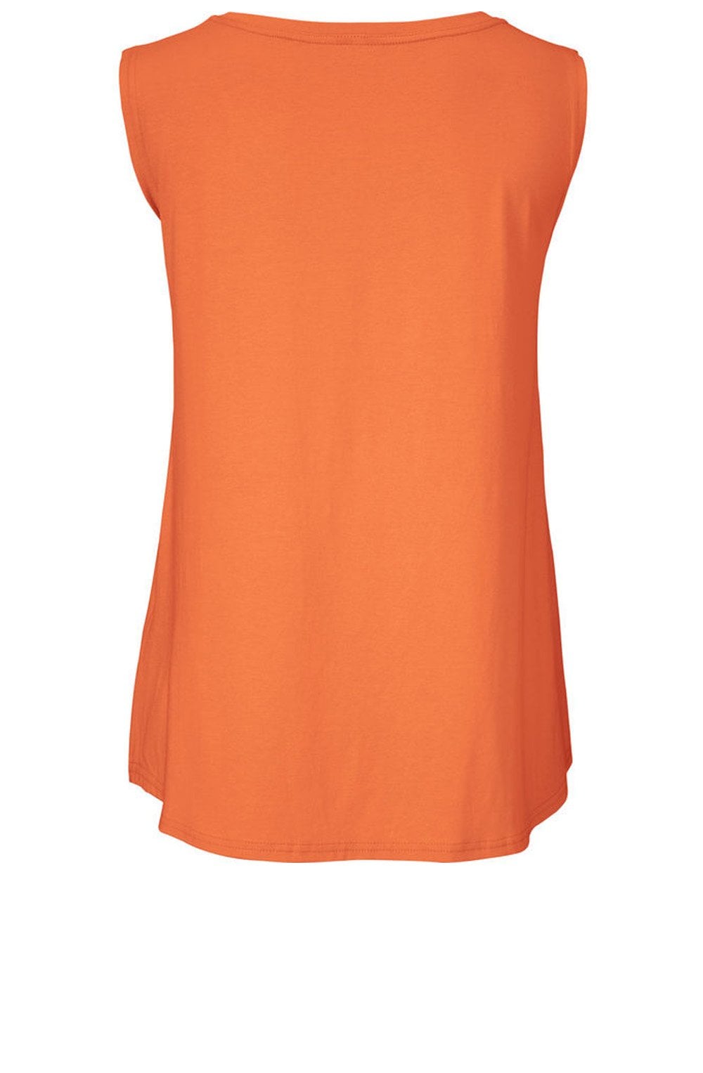 Elisa Orange Sleeveless Top