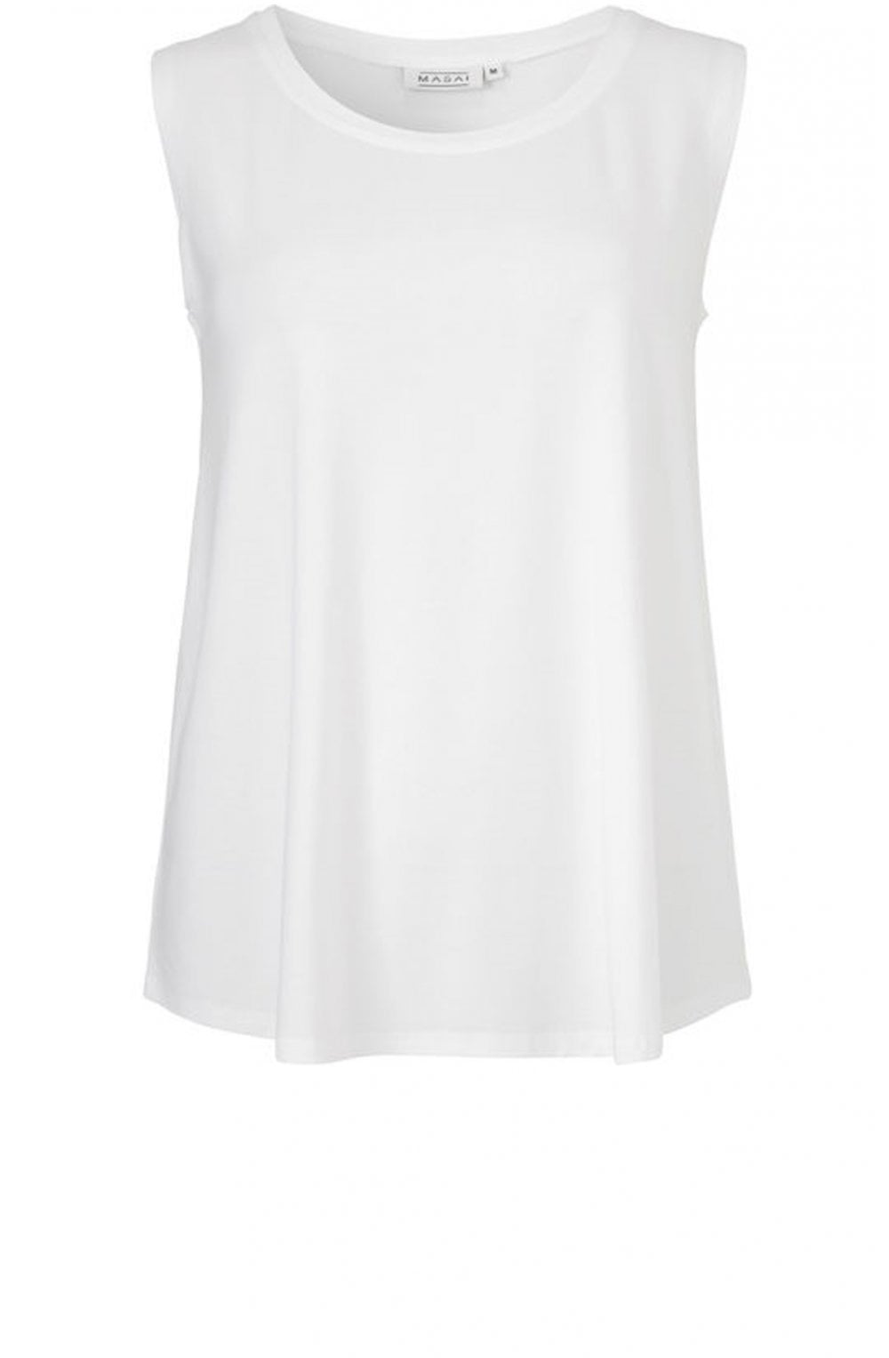 Elisa White Jersey Top